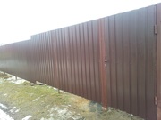Забор из металлопрофиля с установкой в Минске и области - foto 7
