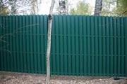 Забор из металлического штакетника установка под ключ - foto 3