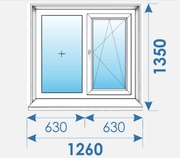 Окна и Двери ПВХ неликвид дешево 375*29*625*55*55 звоните - foto 2