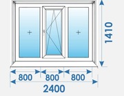 WDS профиль Окна и Двери пвх неликвид дешево +375*29*625*55*55 - foto 1