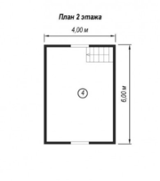 Садовый Дом из бруса Феникс 6х6, с террасой 12 м2 - foto 2