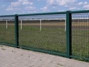 3д евро забор из панелей из сетки - foto 3