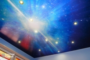 Звездное небо на натяжном потолке от фирмы - foto 0