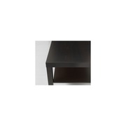 Журнальный стол IKEA ЛАКК чёрно-коричневый - foto 1