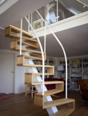 Деревянные лестницы с забежными ступенями.3D- проект. Гарантия качества. - foto 1