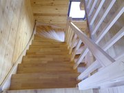 Деревянные лестницы с забежными ступенями.3D- проект. Гарантия качества. - foto 5