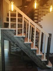 Деревянные лестницы с забежными ступенями.3D- проект. Гарантия качества. - foto 10