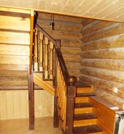 Деревянная лестница в дом или на дачу. Любая форма и размер. - foto 5