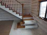 Деревянная лестница в дом или на дачу. Любая форма и размер. - foto 10