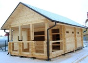 Дачный недорогой Дом- Баня из бруса установка в Воложине - foto 4