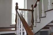 Деревянная комбинированная лестница на заказ - foto 0