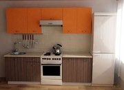 Кухни с фасадами из ЛДСП (ламинированного ДСП) - foto 0
