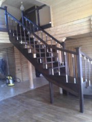 Элитные деревянные лестницы из любых пород древесины - foto 5
