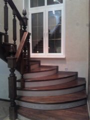 Элитные деревянные лестницы из любых пород древесины - foto 6