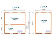 Сруб Дома люсьен 6х6 м из профилированного бруса - foto 2