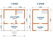 Сруб Дома Савелий 6х6 м установка и доставка по РБ из бруса - foto 2