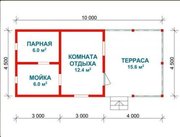 Сруб Банни 10х4, 5м из профилированного бруса Стефания - foto 2