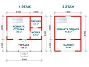 Сруб Бани джулия 10х10, 5м из профилированного бруса - foto 2