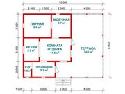 Сруб Бани 10х8м из профилированного бруса Камилла - foto 2