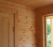 Отделка потолков и полов в деревянном доме,  срубе - foto 5