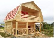Строительство деревянных домов,  бань из бруса - foto 1