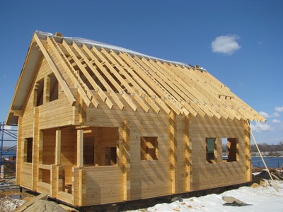 Строительство деревянных домов,  бань из бруса - main