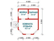 Сруб Бани из бруса Ника 4х5 доставка- установка - foto 2