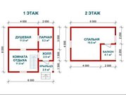 Баня из бруса Аксинья 6х7.5 - foto 0