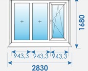 Окна/Двери пвх продажа и установка выезд Городея и район - foto 1