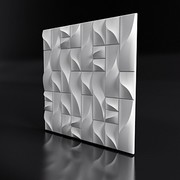 Стеновая 3Д ( 3D) панель Круги (500*500) - foto 3