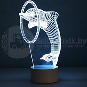 3 D Creative Desk Lamp (Настольная лампа голограмма 3Д) - foto 4