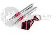Подарочный набор: 2 ручки,  брелок-галстук - foto 0