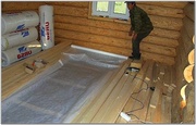 Монтаж деревянных полов с утеплением. - foto 0