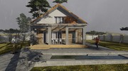 проект переделки деревянного дома с изменением отделки фасада,  проект - foto 1