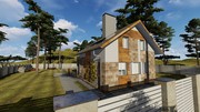 проект переделки деревянного дома с изменением отделки фасада,  проект - foto 0